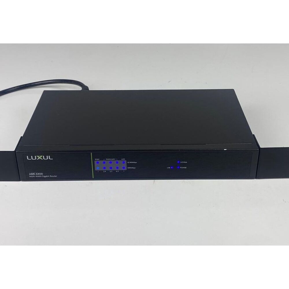 Luxul ABR-4400 AV Series Multi-WAN 4 Port Gigabit Router Black CC1525